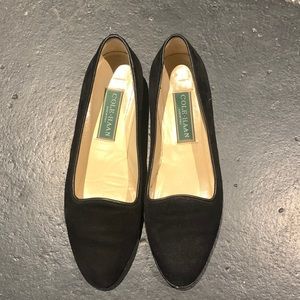 Cole Haan Vintage Suede Black Women’s Loafers Size 7.5 Green Label